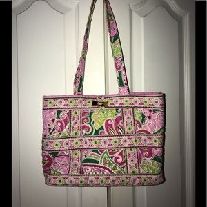 Vera Bradley Pinwheel Pink Small Tote Purse